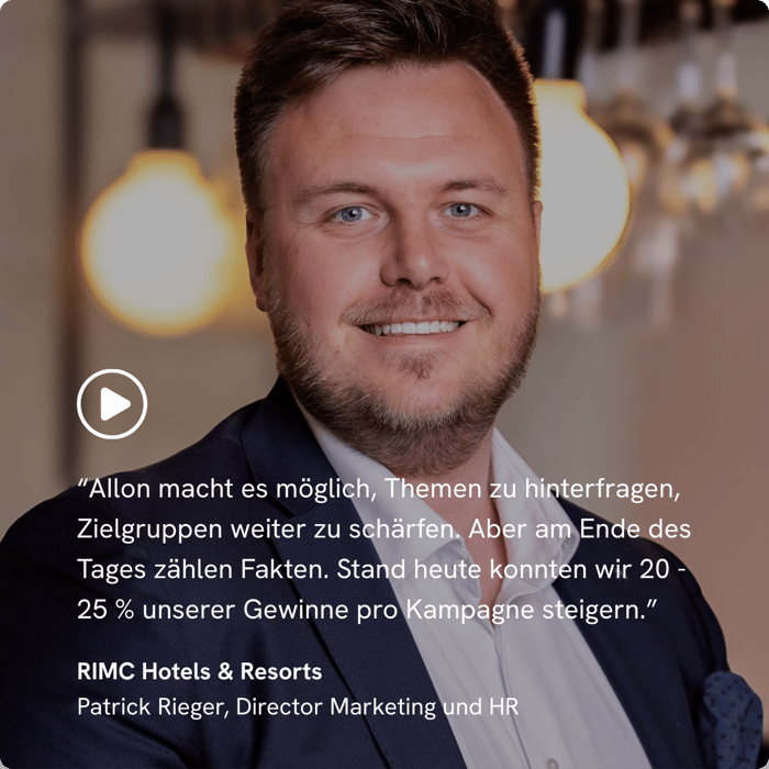 Patrick Rieger, RIMC Hotels and Resorts